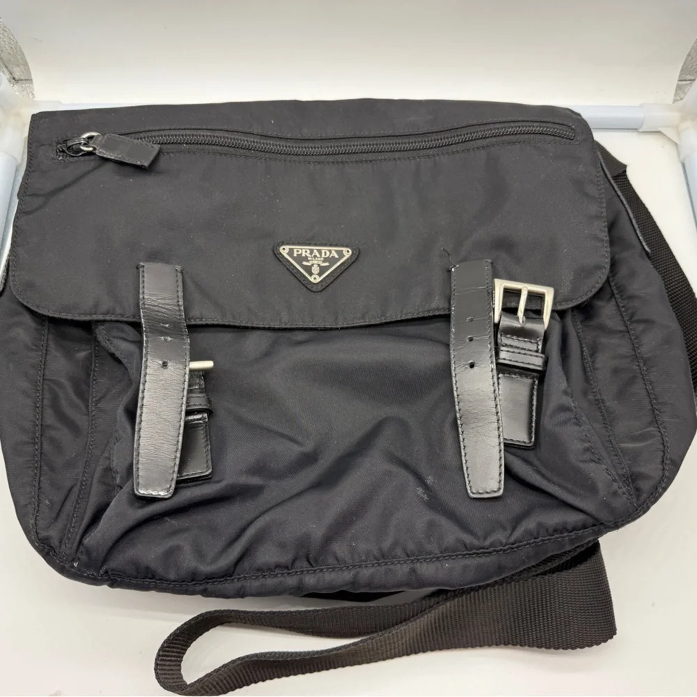 Prada black nylon